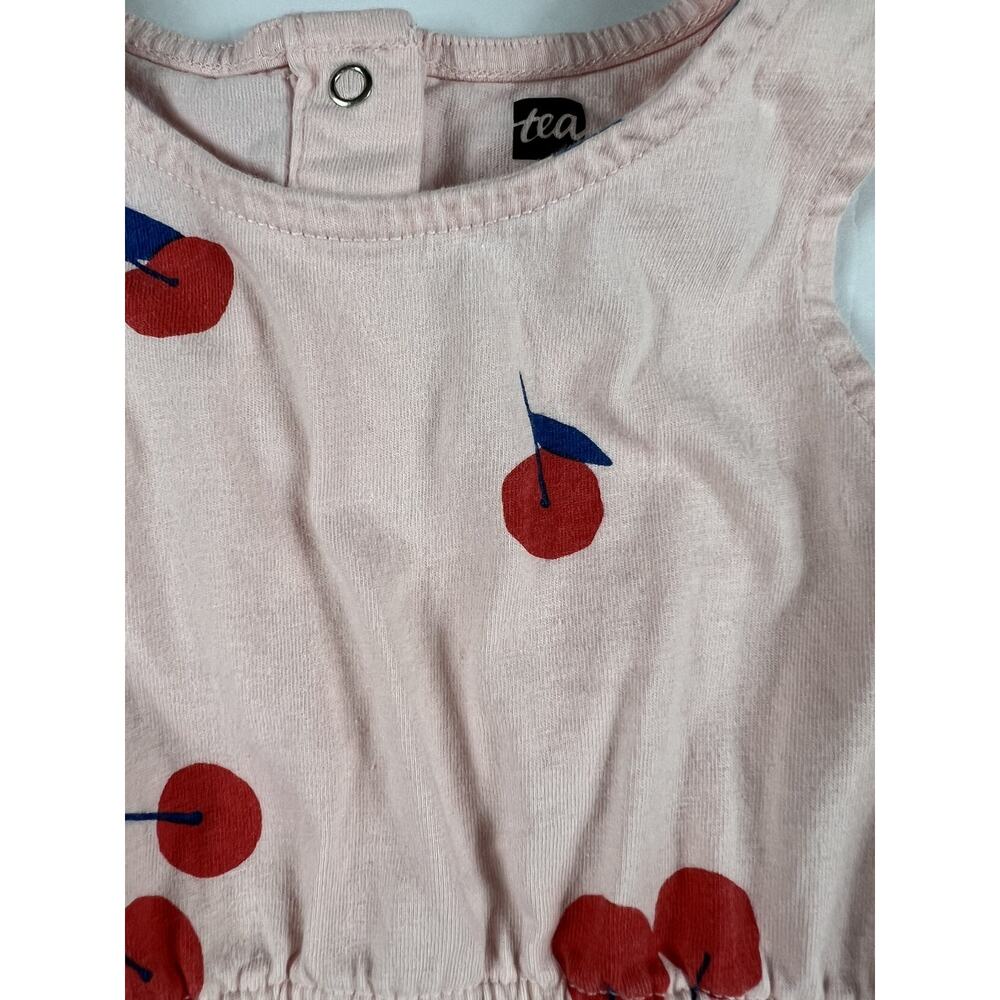 Tea Collection Giant Ginjas Cherries Twirl Tank Dress girls size 2 - Picture 4 of 8